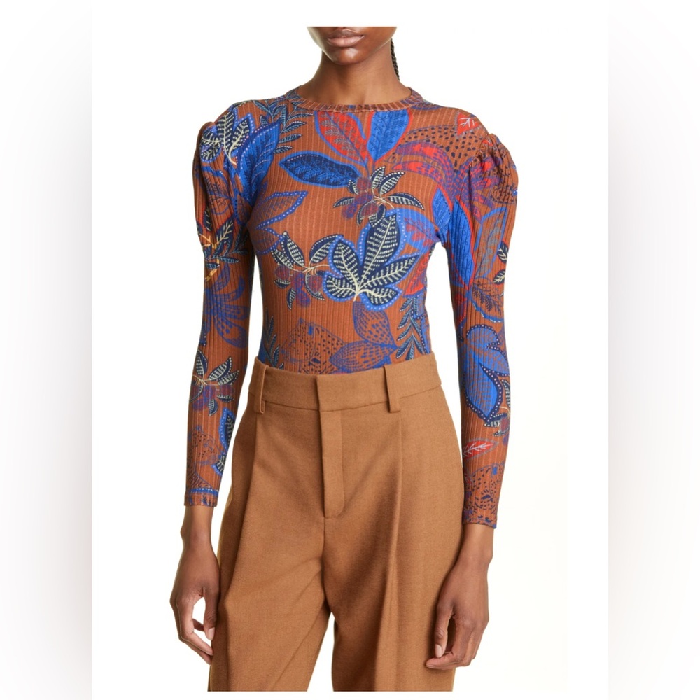 Farm Rio Jungle Foliage Bodysuit - Medium